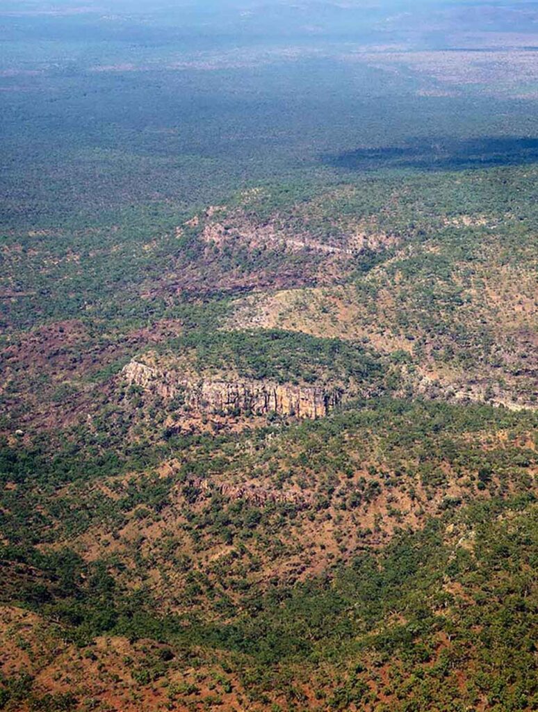 aerial view of Nitmiluk National Park