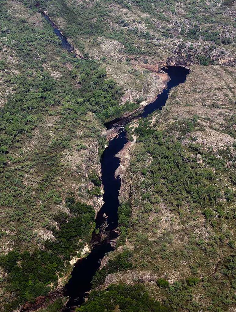 Katherine Gorge from the air
