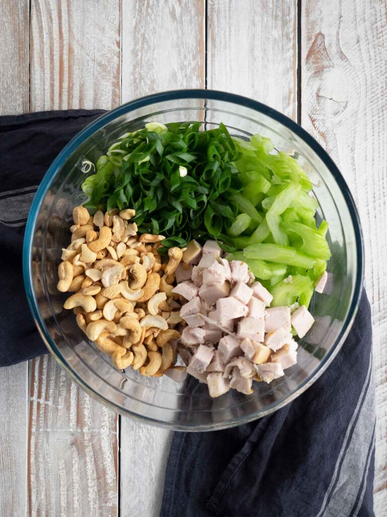 ingredients in a glass bowl