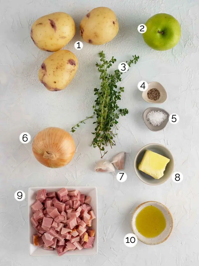 ham hash ingredients