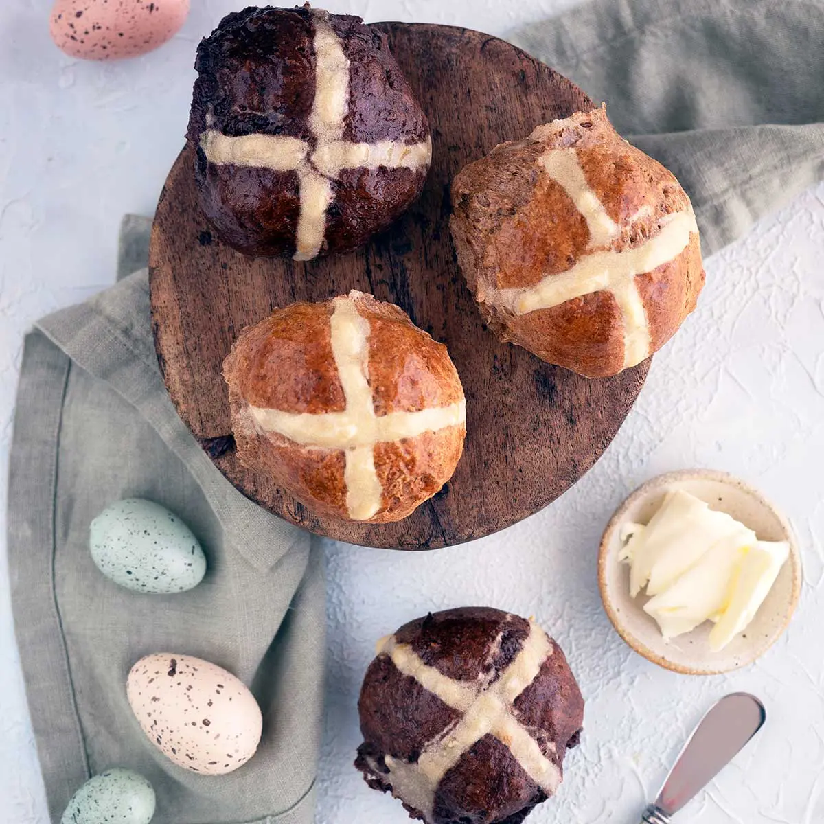 quick hot cross buns recipe