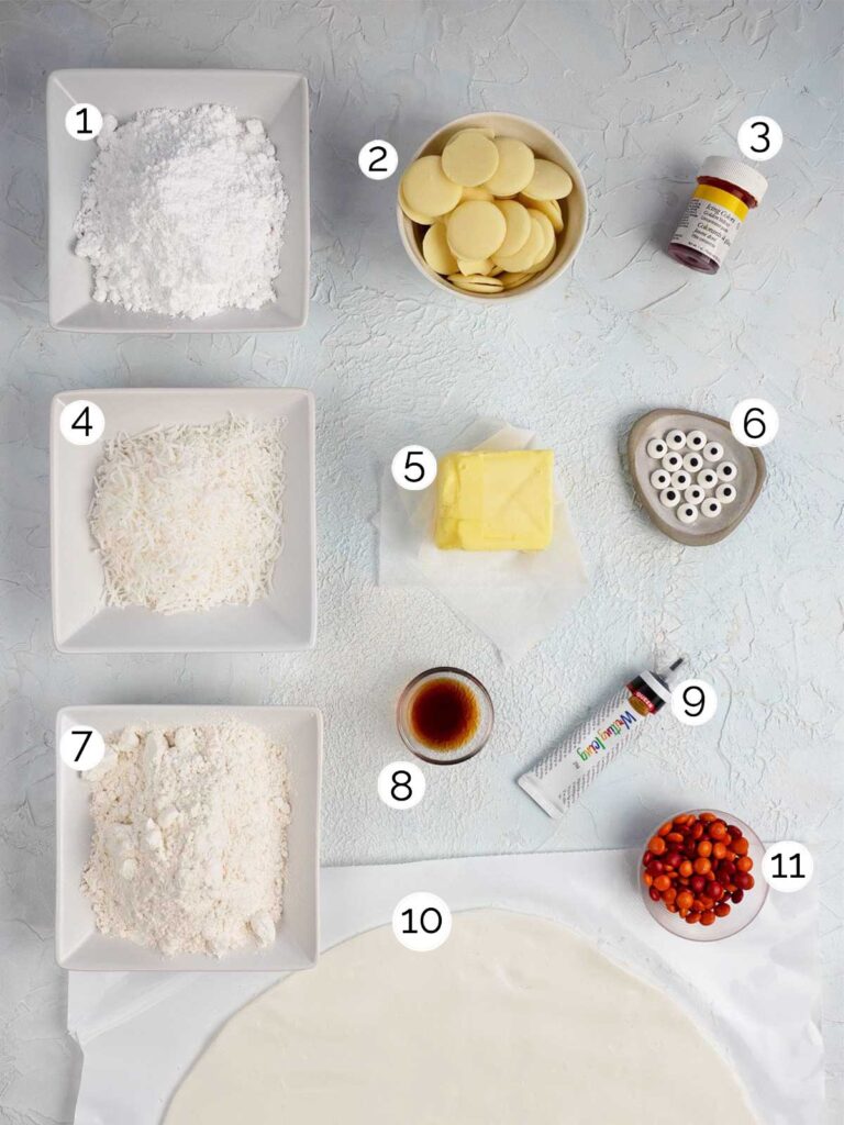 Easter Chick Cookies Ingredients