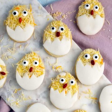 Hatching Easter Chick Cookies