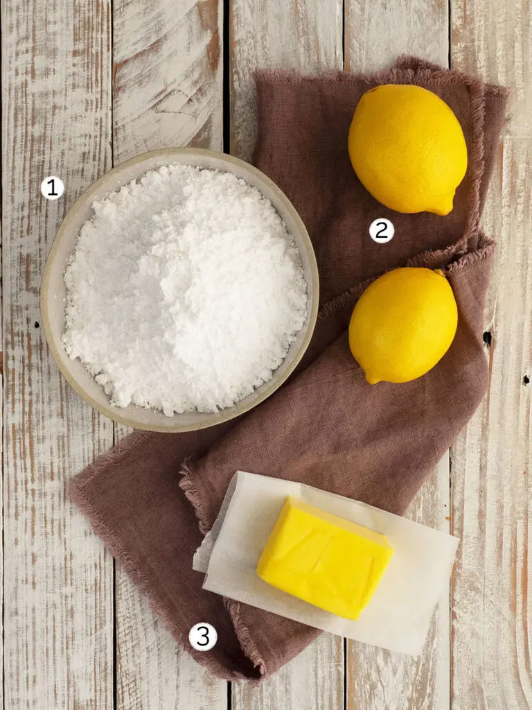 lemon icing ingredients