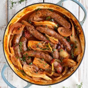 baked Italian sausages recipe