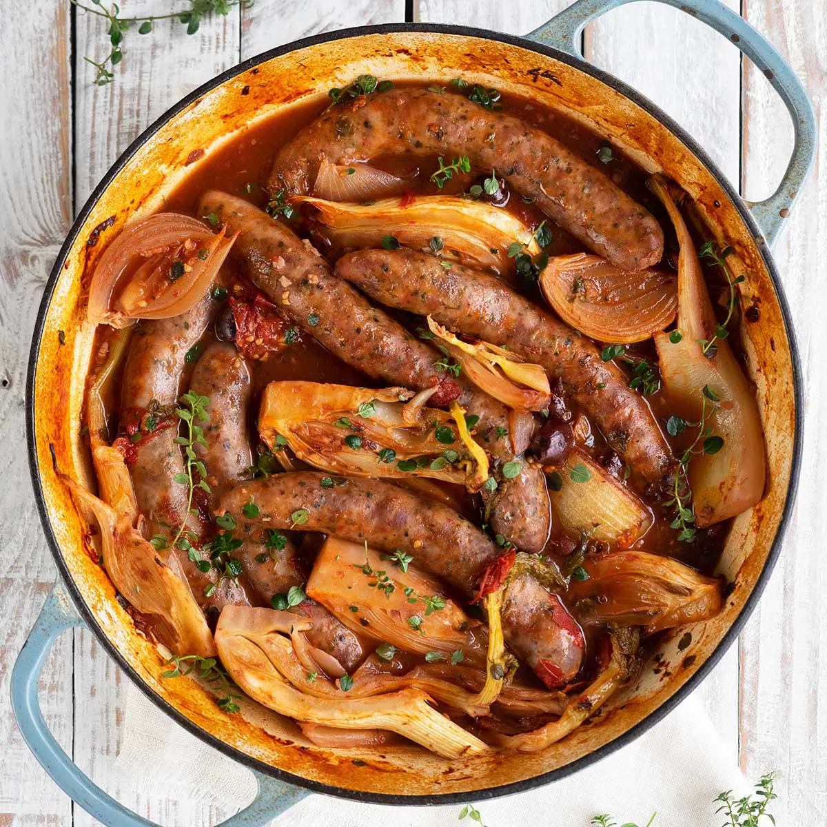 baked Italian sausages recipe
