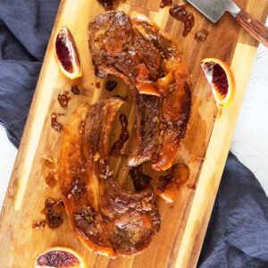 oven baked sticky pork chops recipe