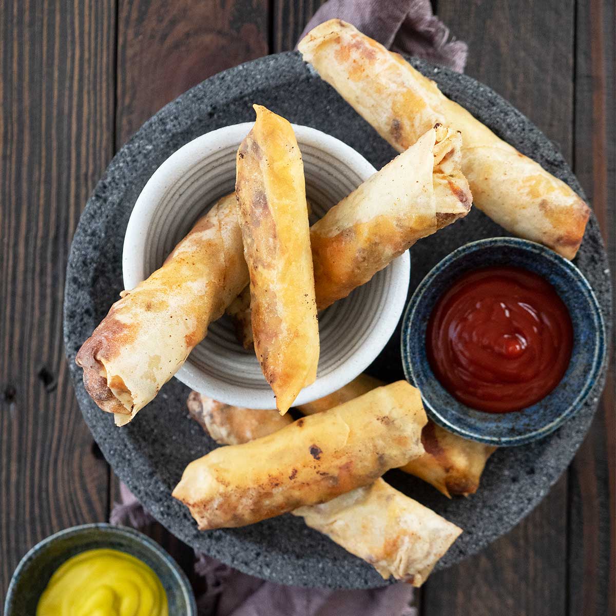 cheeseburger spring roll recipe