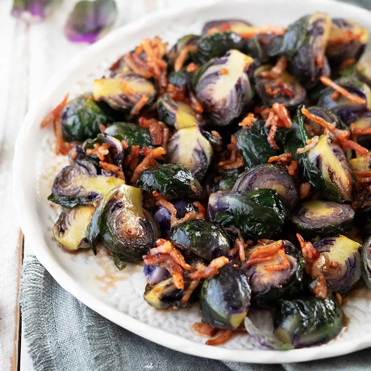 maple bacon brussels sprouts recipe