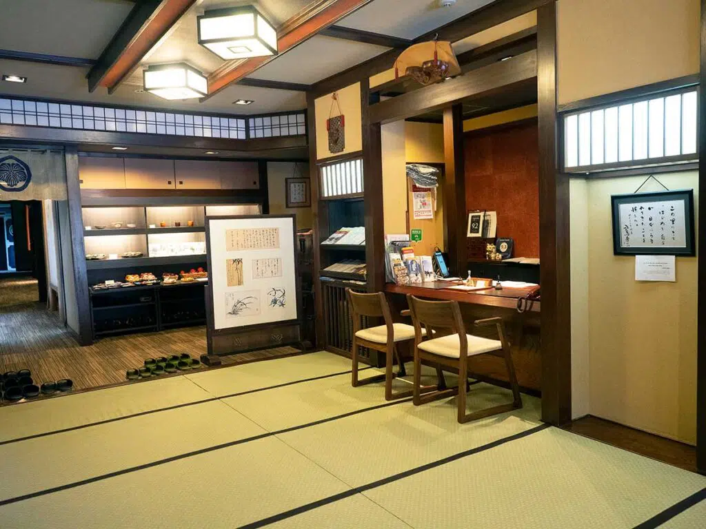 reception of tanabe ryokan