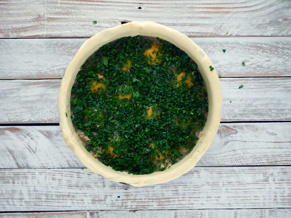 herb layer of the pie