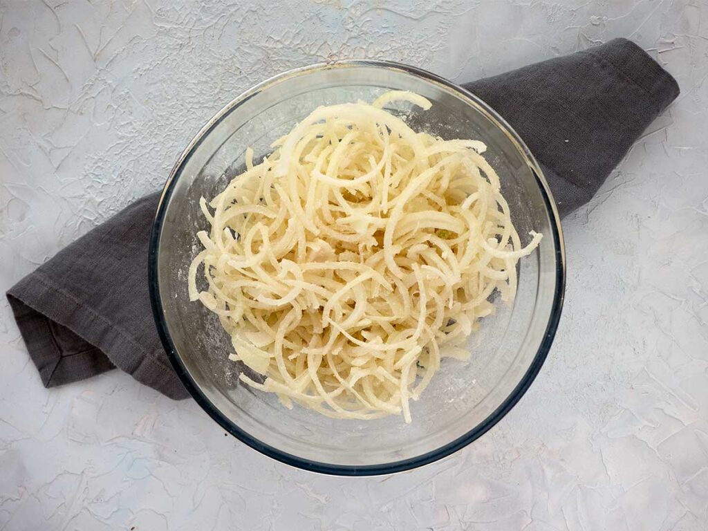 breadcrumb coated pnions