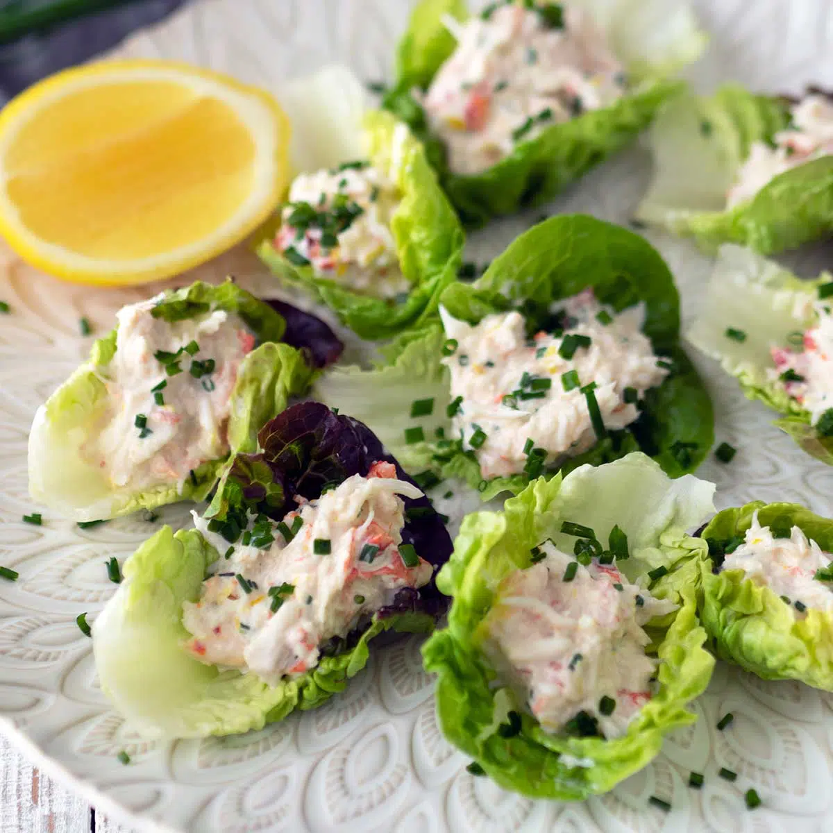 crab lettuce cups recipe