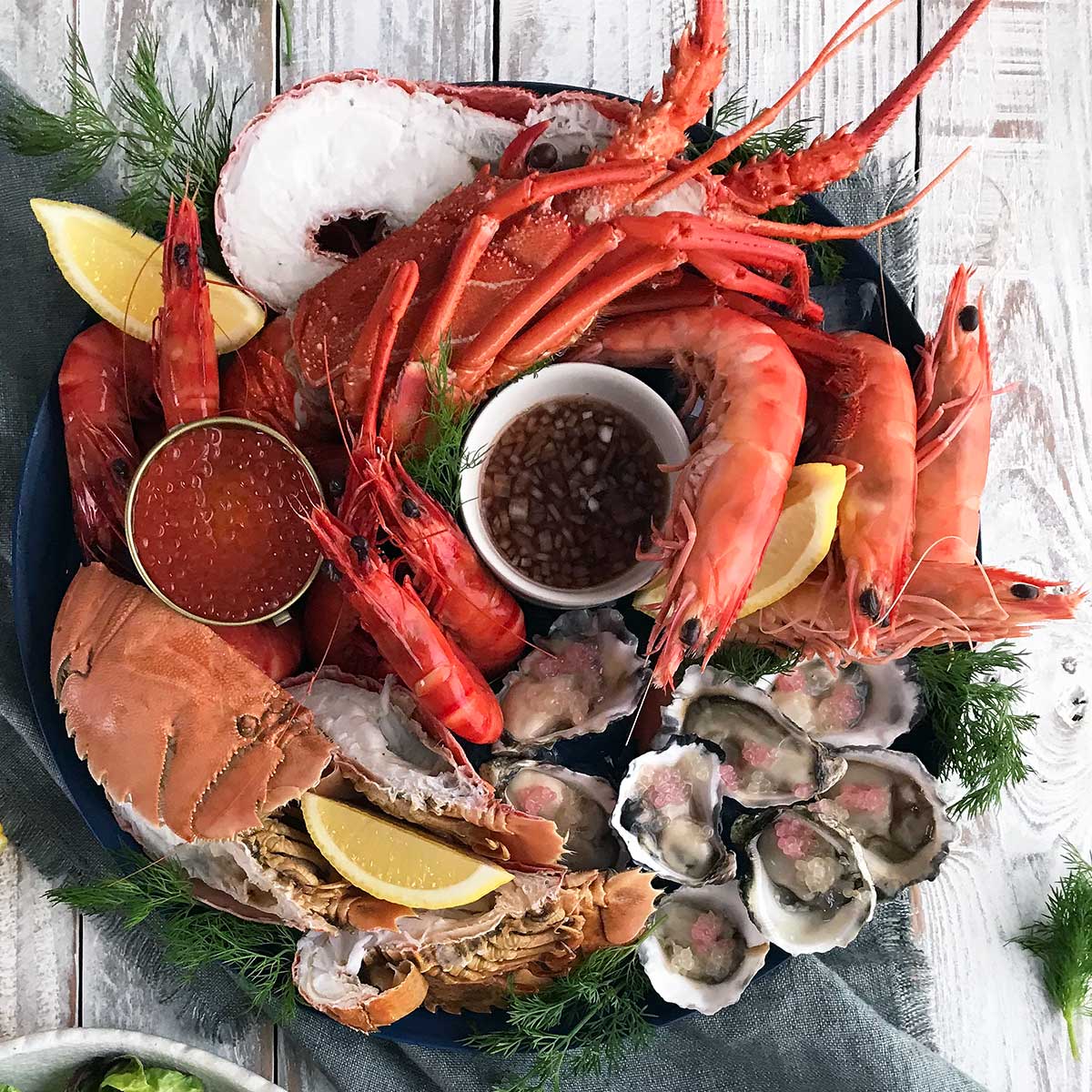 seafood platter recipe