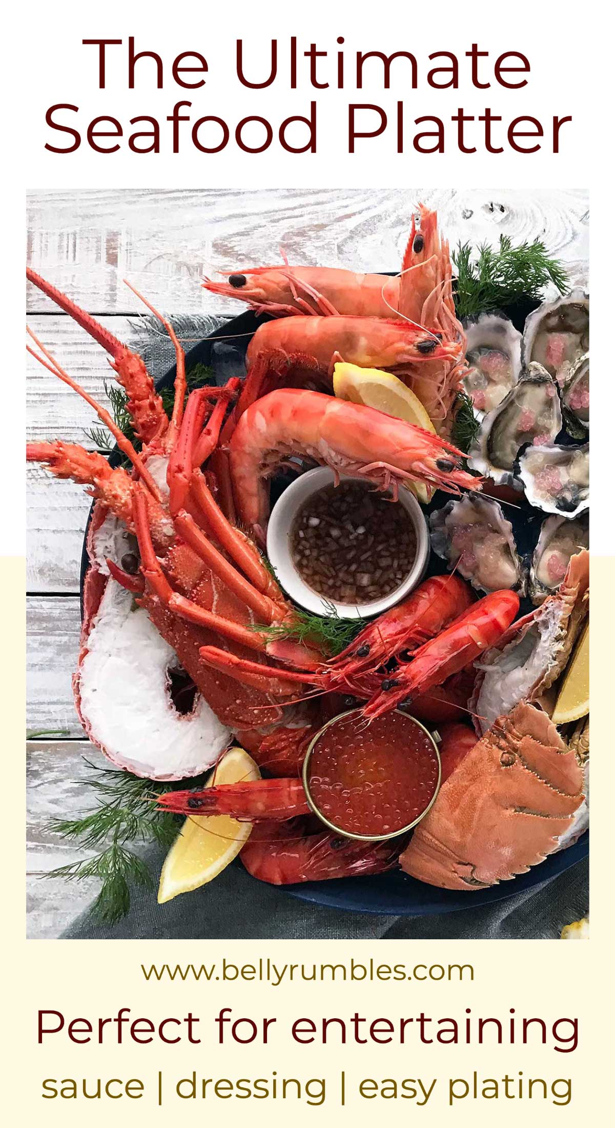 The Perfect Seafood Platter Recipe - Belly Rumbles
