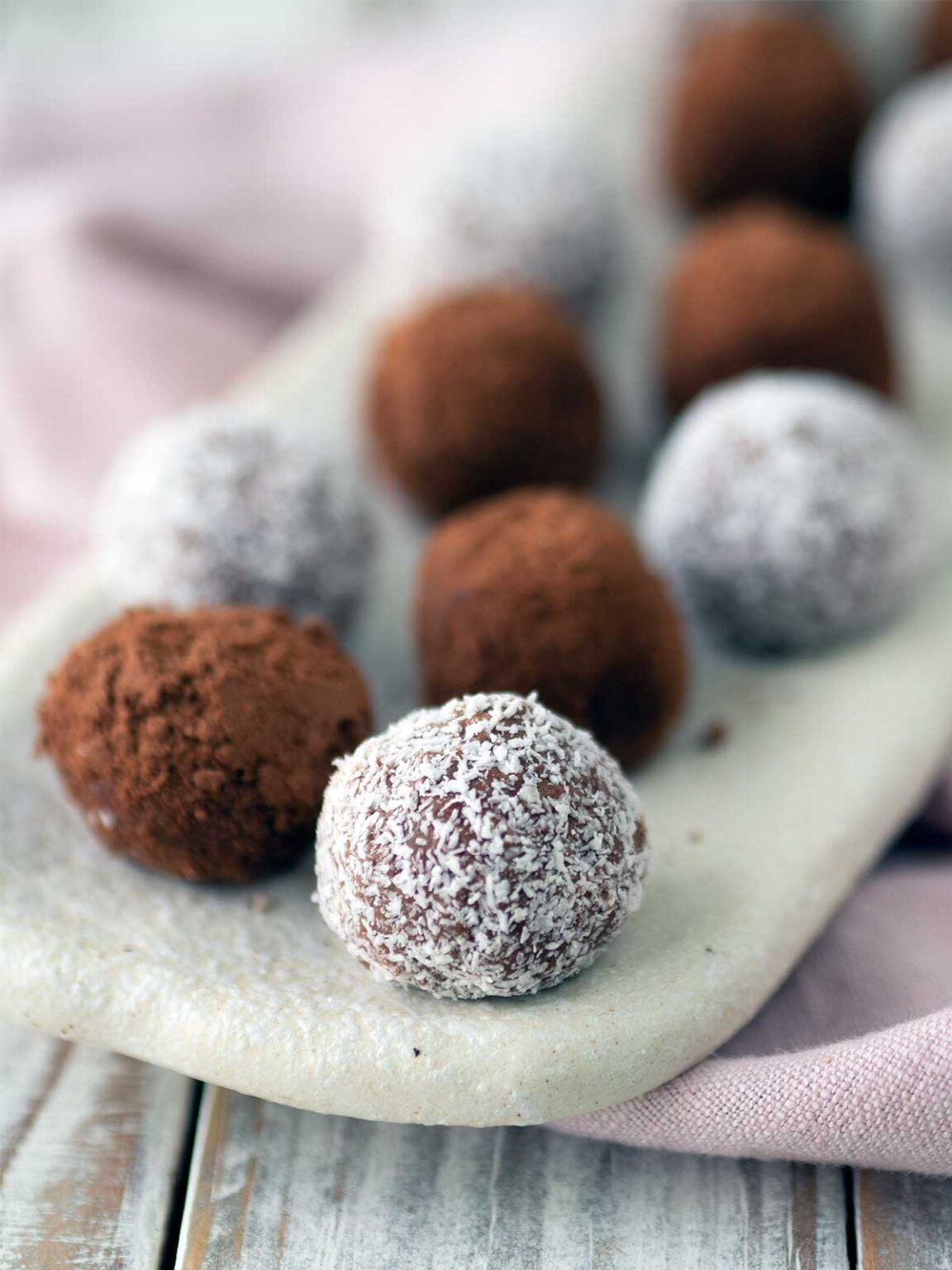 Tim Tam Balls with Milo and Coconut - Belly Rumbles