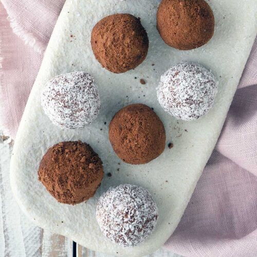 Tim Tam Balls with Milo and Coconut Belly Rumbles