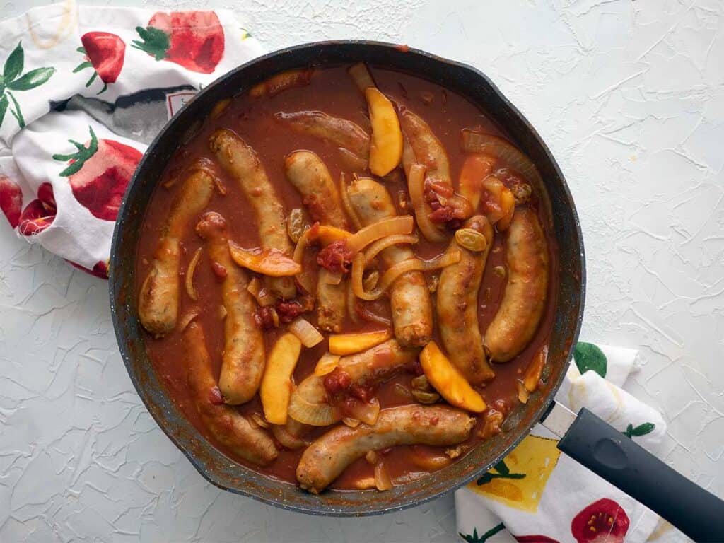 Delicious Devilled Sausages Quick & Easy Belly Rumbles