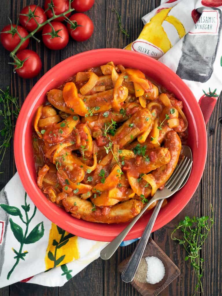 Delicious Devilled Sausages Quick & Easy Belly Rumbles