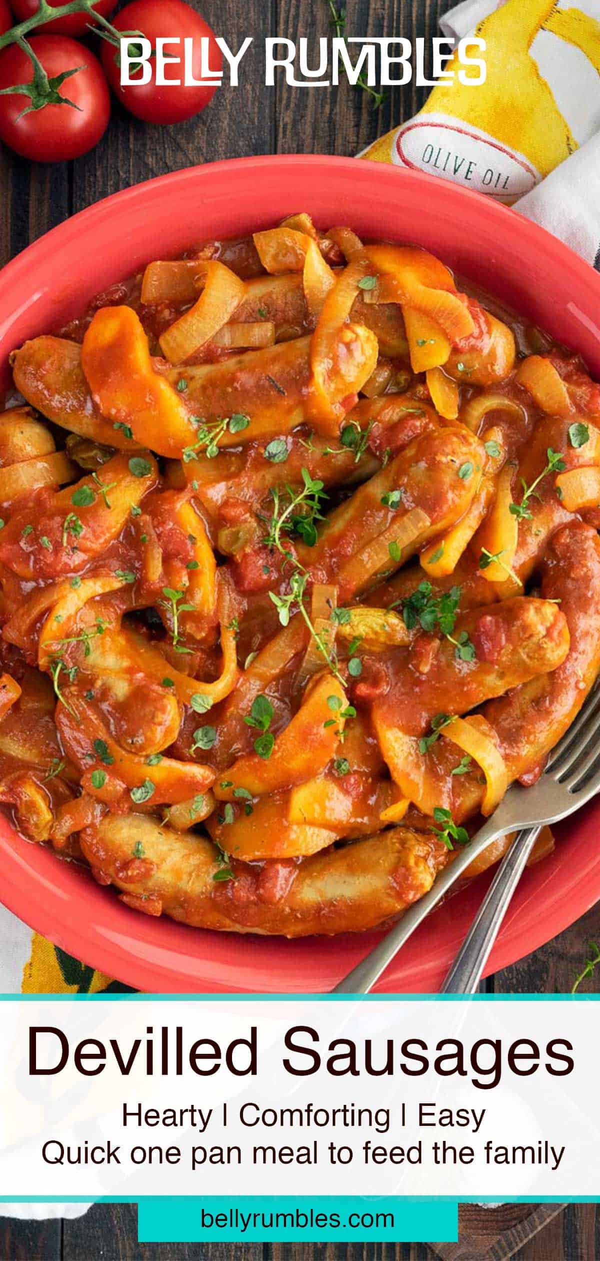 Delicious Devilled Sausages Quick & Easy Belly Rumbles