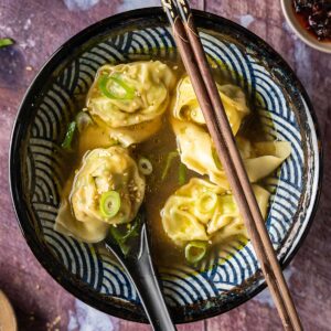 Wonton soup recipe.