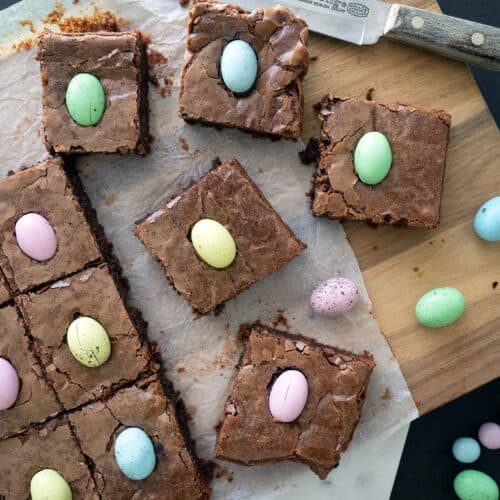 Mini egg brownies recipe