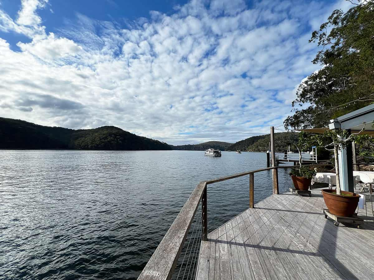 View from Cottage Point Inn over Cowan Creek.